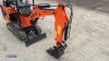 2024 HUAWAI HE10B rubber tracked excavator (s/n 24040064) with bucket, blade & piped - 10