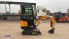 2024 CAPTOK CK10C rubber tracked excavator (s/n 240406) with thumb, bucket, blade, piped & cab - 6