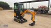 2024 CAPTOK CK10C rubber tracked excavator (s/n 240406) with thumb, bucket, blade, piped & cab - 7