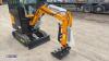 2024 CAPTOK CK10C rubber tracked excavator (s/n 240406) with thumb, bucket, blade, piped & cab - 9