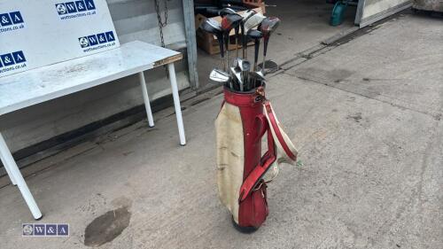 Golf clubs c/w bag