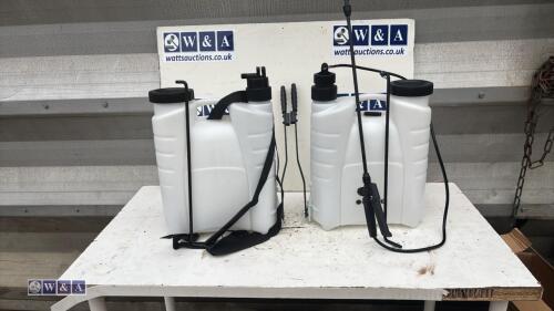 2 x 12L backpack sprayers