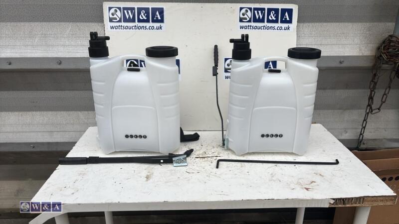 2 x 12L backpack sprayers