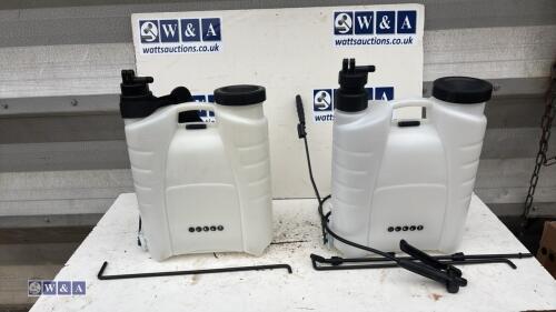 2 x 12L backpack sprayers