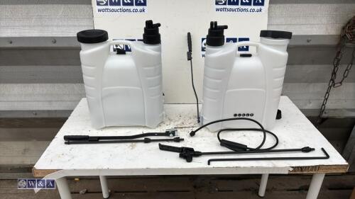 2 x 12L backpack sprayers