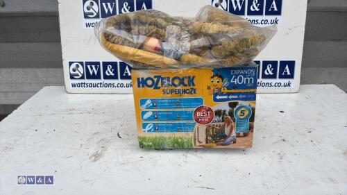 2 x HOZELOCK SUPERHOZE hose pipes