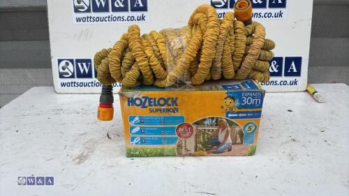 2 x HOZELOCK SUPERHOZE hose pipes