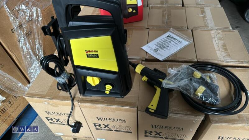 WILKS USA RX490 240v power washer c/w lance (unused)