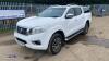 2017 NISSAN NAVARA TEKNA dci pick-up (YA17 YTM) with full leather, rear privacy glass & Truckman canopy (MoT 5th June 2025)(V5, MoT & other history in office)