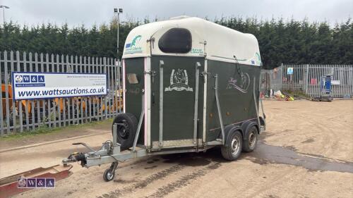 CHEVAL double horse trailer c/w partitions