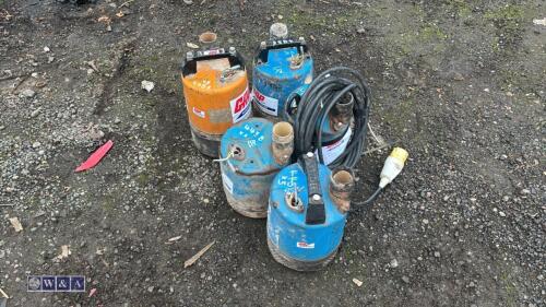 5 x 110v submersible water pumps