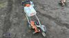 STIHL road saw trolley c/w dust suppression bottle