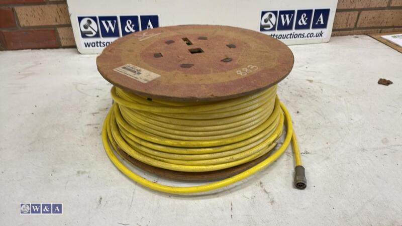 Roll of underground camera cable