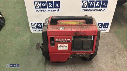 HONDA EX1000 generator