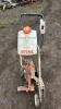 STIHL road saw trolley c/w dust suppression bottle - 5