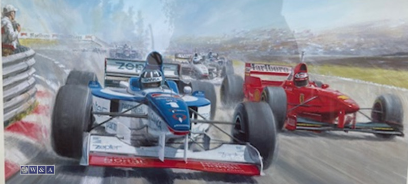 ‘Flight of the Arrows’ Hungarian Grand Prix 1997 - Kindly donated by Art Market