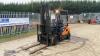 2012 DOOSAN PRO5 30 3t diesel forklift (s/n 124013645) with triple free lift mast & side shift