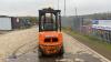 2012 DOOSAN PRO5 30 3t diesel forklift (s/n 124013645) with triple free lift mast & side shift - 4