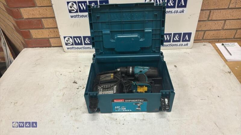 MAKITA cordless drill c/w case