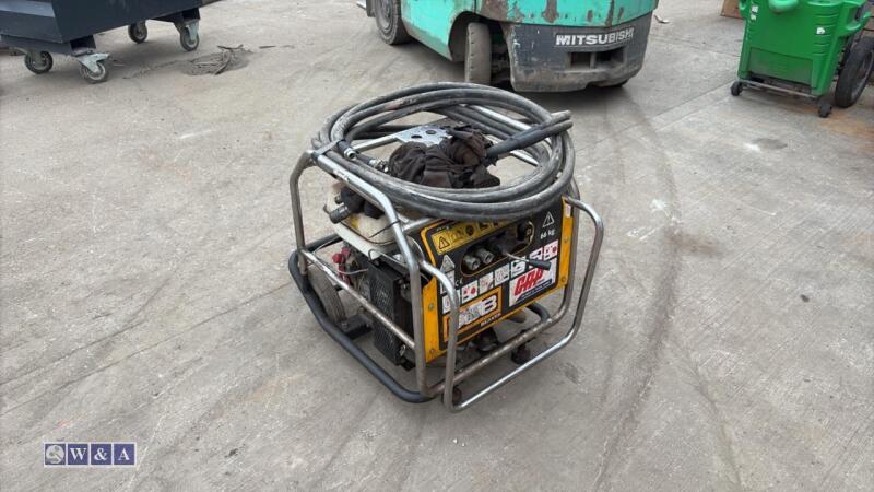 JCB BEAVER hydraulic power pack c/w hose