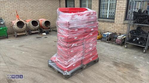 Pallet of empty HILTI cases