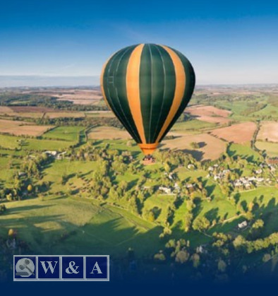 'Champagne Hot Air Balloon ride for 2’ available from various locations - Kindly donated by Watts & Associates Auctioneers