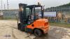 2012 DOOSAN PRO5 30 3t diesel forklift (s/n 12401421) with triple free lift mast & side shift - 3