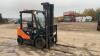 2012 DOOSAN PRO5 30 3t diesel forklift (s/n 12401421) with triple free lift mast & side shift - 6