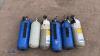 6 x DRAGER high pressure air cylinders - 5