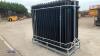 28 x 2m high x 2.4m long powder coated fencing panels & 29 fence posts (67m) - 4