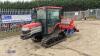 MITSUBISHI GCR22 LGP rubber tracked tractor, A/C, F/R shuttle (s/n 70207) (65hrs only) c/w SKLP 9 row planter