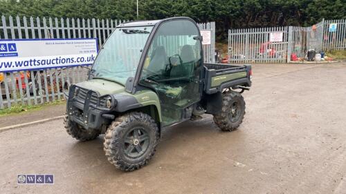 2016 JOHN DEERE XUV855 diesel 4wd utility vehicle c/w full cab (YC16 WNV)(V5 in office)