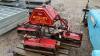 HUXLEY DEMO TR66 tractor mounted hydraulic triple cylinder mower - 3