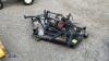 5ft out front mower deck c/w wheels & brackets - 2