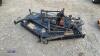 5ft out front mower deck c/w wheels & brackets - 3