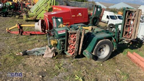 RANSOMES TG3400 5 gang trailed cylinder mower c/w Pto shaft