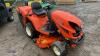 2009 KUBOTA GR2100-2 4wd diesel mower c/w 48'' cutting deck & collector (s/n 34444) - 3