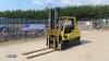 2015 HYSTER S4.5 4.5t gas driven forklift truck (s/n H004V03719N) with duplex mast & side-shift