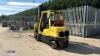 2015 HYSTER S4.5 4.5t gas driven forklift truck (s/n H004V03718N) with duplex mast & side-shift - 3