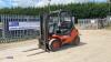 LINDE H40 4t diesel driven forklift truck with duplex free lift mast (All hour and odometer readings are unverified and unwarranted)