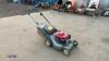 HONDA IZY petrol rotary mower c/w collection box