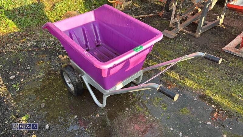 RANCHER 250ltr tipping wheelbarrow (purple)