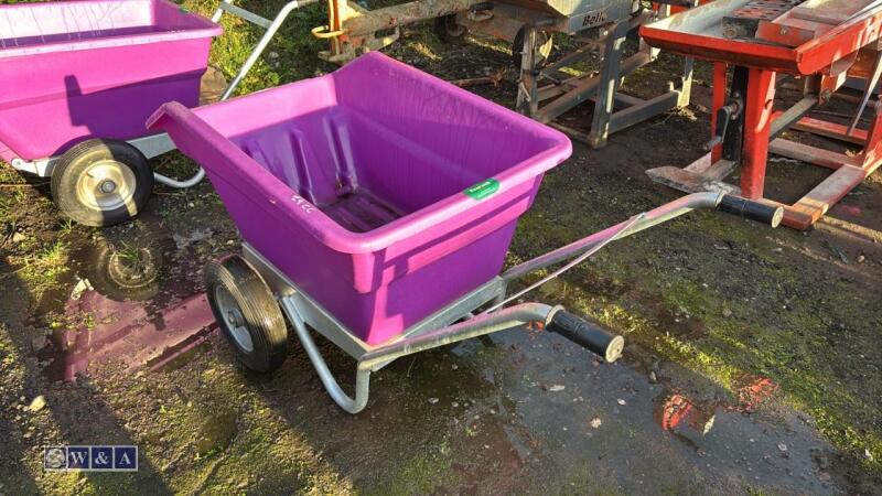 RANCHER 250ltr tipping wheelbarrow (purple)