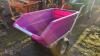 RANCHER 250ltr tipping wheelbarrow (purple) - 4