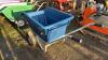 RANCHER 250ltr tipping wheel barrow (blue)