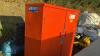 Large wheeled site cabinet (orange) - 2