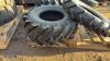 Pallet of tractor / lawn mower tyres - 8