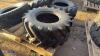 Pallet of tractor / lawn mower tyres - 12