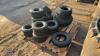 Pallet of mixed mower / quad tyres - 2