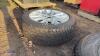 Alloy wheel & tyre (to suit Land Rover Range Rover) (255/50ZR20)